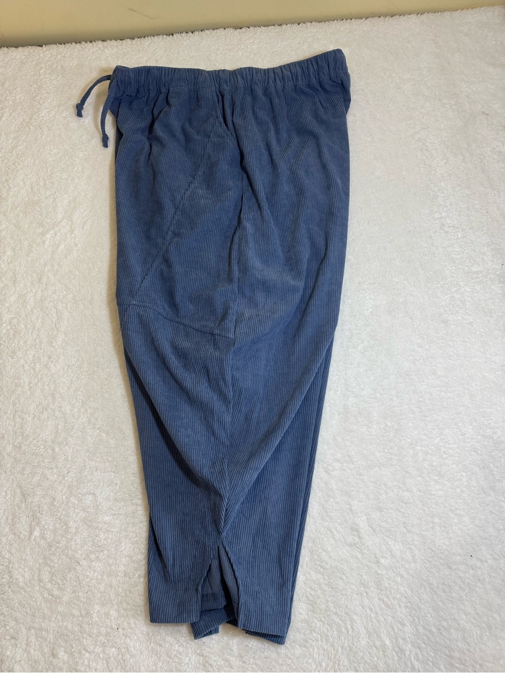 TARSE Womens Corduroy Harem Pants Casual Elastic Waist Wide Leg Pants Loose XXL - Picture 7 of 7